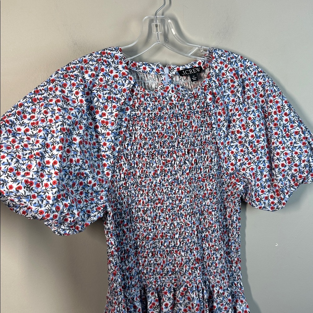 J.Crew Poppy Cotton Poplin Meadow Midi Dress Size ST - Picture 9 of 16